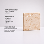 Tvålfat i travertinsten